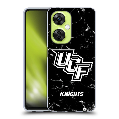 University Of Central Florida UCF University Of Central Florida Black And White Marble Soft Gel Case for OnePlus Nord CE 3 Lite 5G