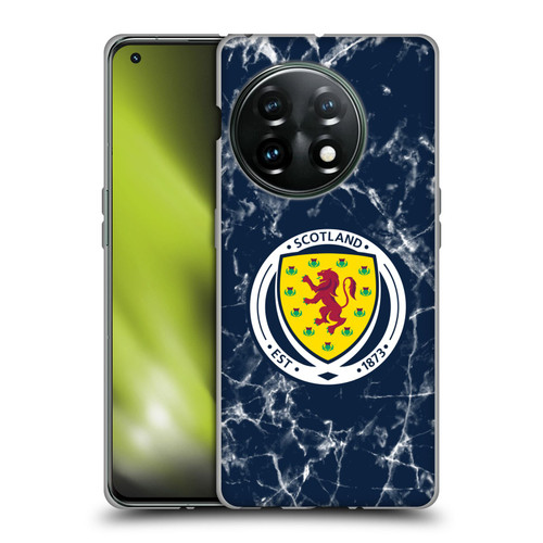 Scotland National Football Team Logo 2 Marble Soft Gel Case for OnePlus 11 5G