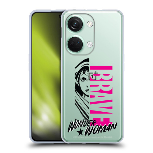 Wonder Woman DC Comics Graphic Arts Brave 2 Soft Gel Case for OnePlus Nord 3 5G