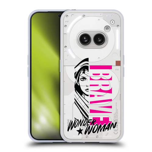 Wonder Woman DC Comics Graphic Arts Brave 2 Soft Gel Case for Nothing Phone (2a)