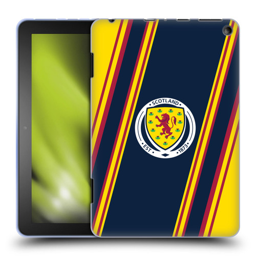 Scotland National Football Team Logo 2 Stripes Soft Gel Case for Amazon Fire HD 8/Fire HD 8 Plus 2020