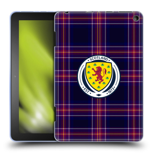 Scotland National Football Team Logo 2 Tartan Soft Gel Case for Amazon Fire HD 8/Fire HD 8 Plus 2020
