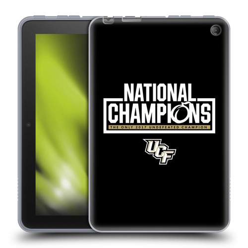 University Of Central Florida UCF 2 National Champions 1 Soft Gel Case for Amazon Fire 7 2022