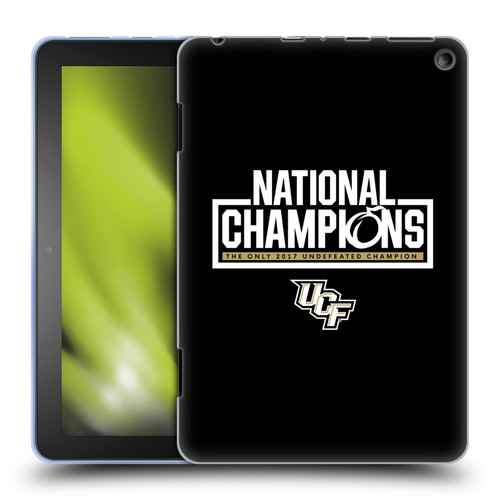 University Of Central Florida UCF 2 National Champions 1 Soft Gel Case for Amazon Fire HD 8/Fire HD 8 Plus 2020