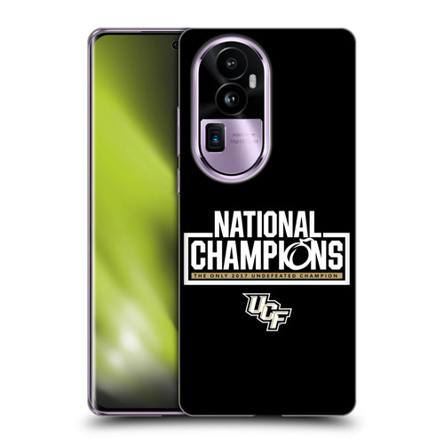 University Of Central Florida UCF 2 National Champions 1 Soft Gel Case for OPPO Reno10 Pro+