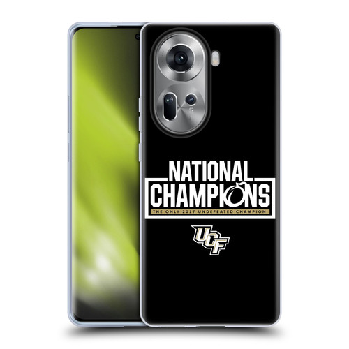 University Of Central Florida UCF 2 National Champions 1 Soft Gel Case for OPPO Reno11