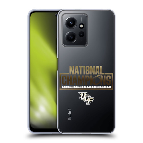 University Of Central Florida UCF 2 National Champions 3 Soft Gel Case for Xiaomi Redmi Note 12 4G