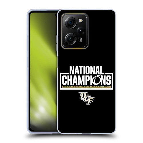 University Of Central Florida UCF 2 National Champions 1 Soft Gel Case for Xiaomi Redmi Note 12 Pro 5G