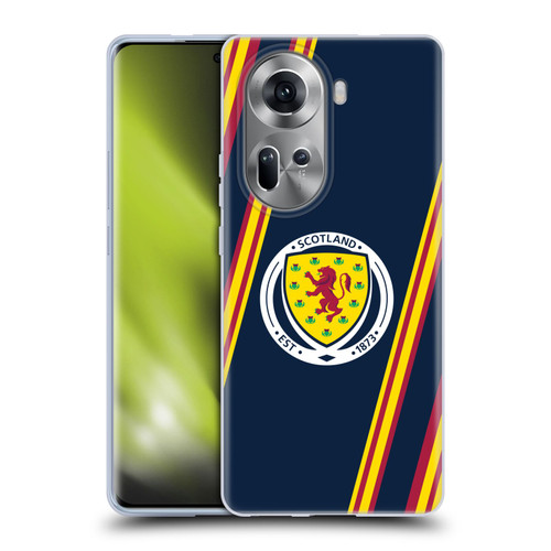 Scotland National Football Team Logo 2 Stripes Soft Gel Case for OPPO Reno11