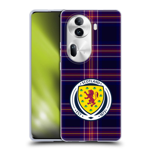 Scotland National Football Team Logo 2 Tartan Soft Gel Case for OPPO Reno11 Pro
