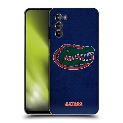 University Of Florida UF University Of Florida Distressed Look Soft Gel Case for Motorola Moto G82 5G