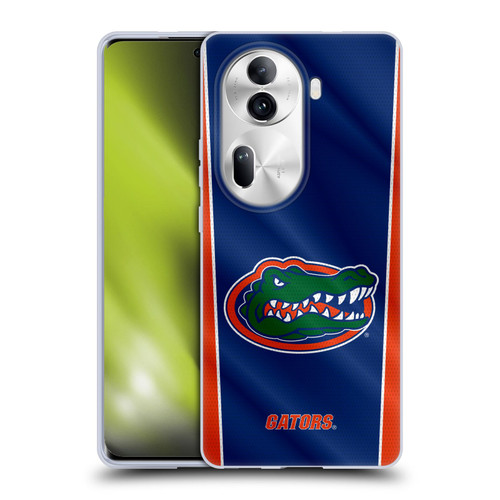 University Of Florida UF University Of Florida Banner Soft Gel Case for OPPO Reno11 Pro