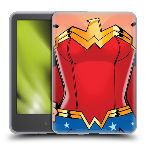 Wonder Woman DC Comics Logos Costume Soft Gel Case for Amazon Kindle 11th Gen 6in 2022