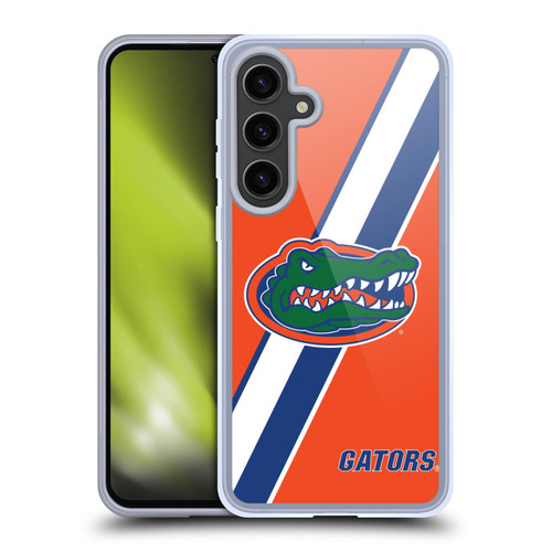 University Of Florida UF University Of Florida Stripes Soft Gel Case for Samsung Galaxy S24+ 5G