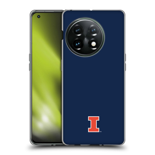 University Of Illinois U Of I University Of Illinois Fighting Illini Soft Gel Case for OnePlus 11 5G