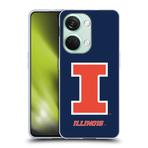 University Of Illinois U Of I University Of Illinois Plain Soft Gel Case for OnePlus Nord 3 5G