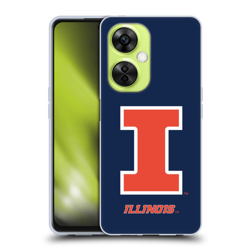 University Of Illinois U Of I University Of Illinois Plain Soft Gel Case for OnePlus Nord CE 3 Lite 5G