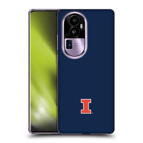 University Of Illinois U Of I University Of Illinois Fighting Illini Soft Gel Case for OPPO Reno10 Pro+