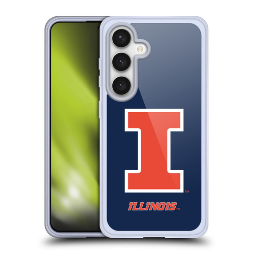 University Of Illinois U Of I University Of Illinois Plain Soft Gel Case for Samsung Galaxy S24 5G