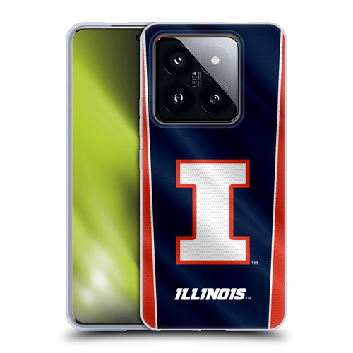 University Of Illinois U Of I University Of Illinois Banner Soft Gel Case for Xiaomi 14 Pro