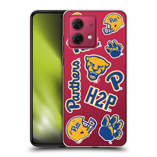 University Of Pittsburgh University of Pittsburgh Art Collage Soft Gel Case for Motorola Moto G84 5G