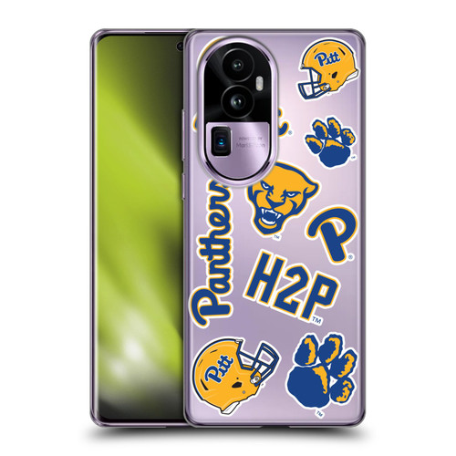 University Of Pittsburgh University of Pittsburgh Art Collage Soft Gel Case for OPPO Reno10 Pro+