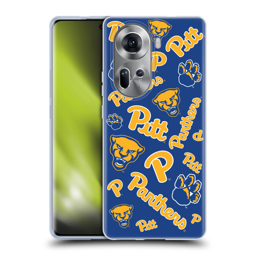 University Of Pittsburgh University of Pittsburgh Art Pattern 1 Soft Gel Case for OPPO Reno11