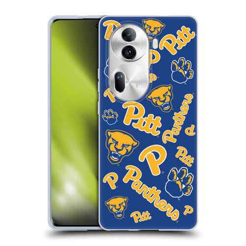 University Of Pittsburgh University of Pittsburgh Art Pattern 1 Soft Gel Case for OPPO Reno11 Pro