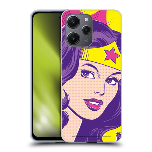 Wonder Woman DC Comics Vintage Art Pop Art Soft Gel Case for Xiaomi Redmi 12
