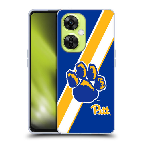 University Of Pittsburgh University Of Pittsburgh Stripes Soft Gel Case for OnePlus Nord CE 3 Lite 5G