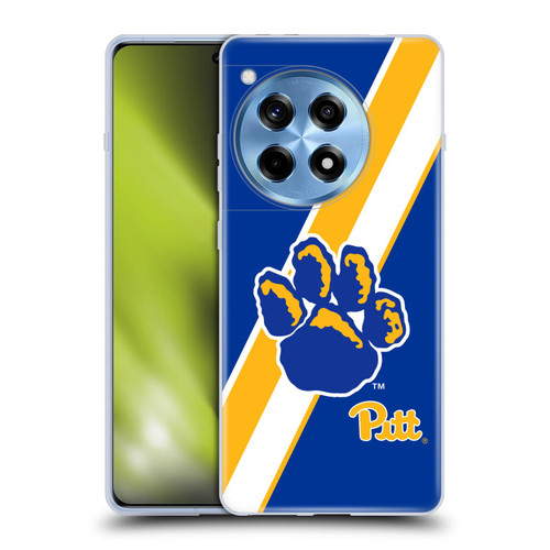 University Of Pittsburgh University Of Pittsburgh Stripes Soft Gel Case for OnePlus 12R