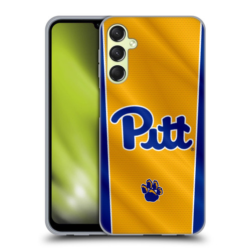 University Of Pittsburgh University Of Pittsburgh Banner Soft Gel Case for Samsung Galaxy A24 4G / M34 5G