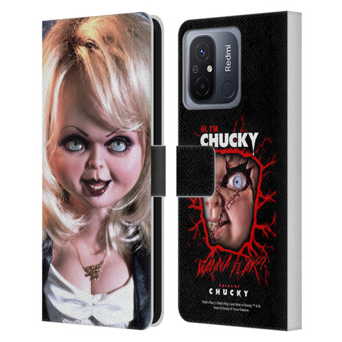 Bride of Chucky Key Art Tiffany Doll Leather Book Wallet Case Cover For Xiaomi Redmi 12C