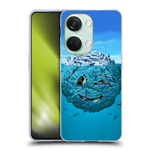 Vincent Hie Graphics Penguin Wink Soft Gel Case for OnePlus Nord 3 5G