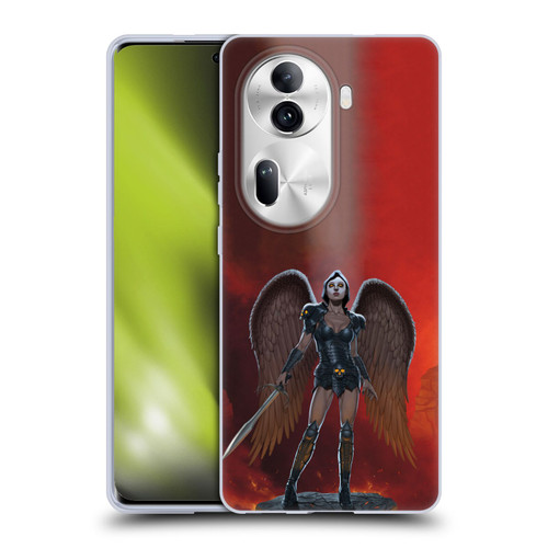 Vincent Hie Graphics Angel Of Vengeance Soft Gel Case for OPPO Reno11 Pro
