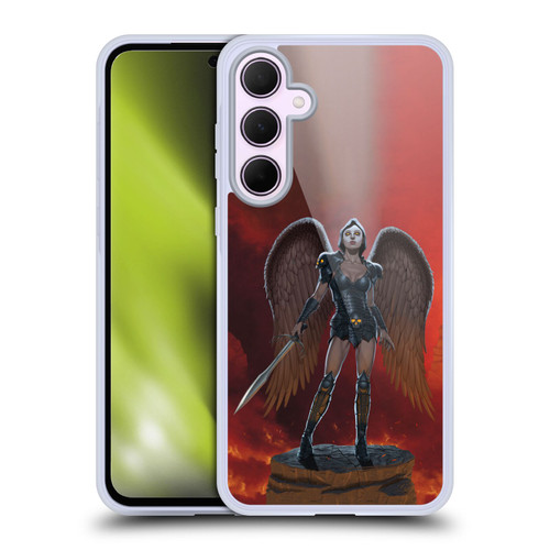 Vincent Hie Graphics Angel Of Vengeance Soft Gel Case for Samsung Galaxy A35 5G