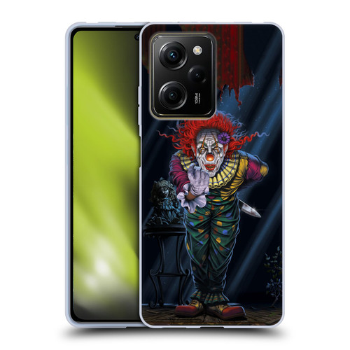 Vincent Hie Graphics Surprise Clown Soft Gel Case for Xiaomi Redmi Note 12 Pro 5G
