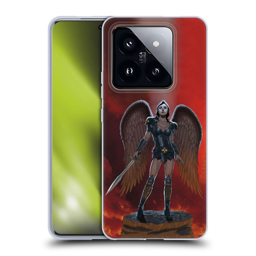 Vincent Hie Graphics Angel Of Vengeance Soft Gel Case for Xiaomi 14 Pro
