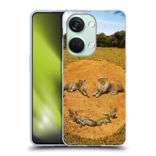 Vincent Hie Key Art A Lion Happiness Soft Gel Case for OnePlus Nord 3 5G