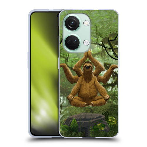 Vincent Hie Key Art Zen Sloth Soft Gel Case for OnePlus Nord 3 5G