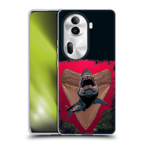Vincent Hie Key Art Shark Soft Gel Case for OPPO Reno11 Pro