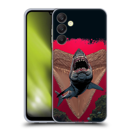 Vincent Hie Key Art Shark Soft Gel Case for Samsung Galaxy A25 5G