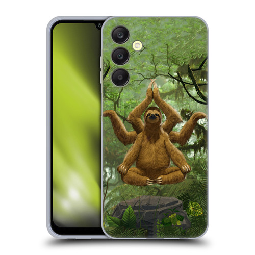 Vincent Hie Key Art Zen Sloth Soft Gel Case for Samsung Galaxy A25 5G