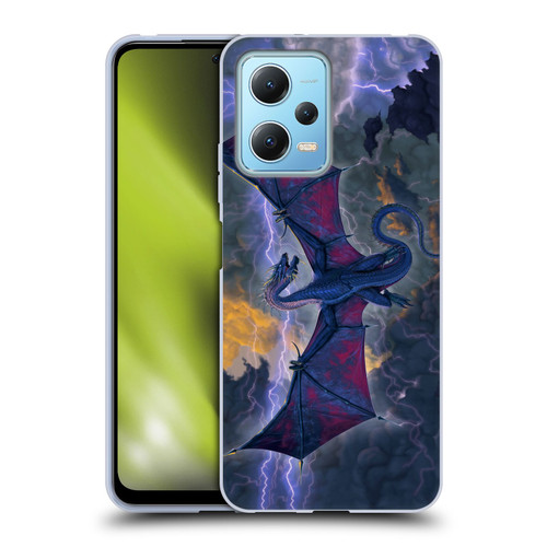 Vincent Hie Key Art Thunder Dragon Soft Gel Case for Xiaomi Redmi Note 12 5G