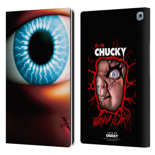 Seed of Chucky Key Art Poster Leather Book Wallet Case Cover For Amazon Fire HD 10 / Plus 2021