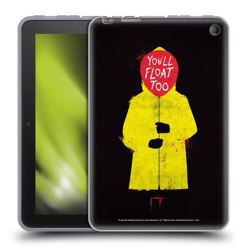 IT Movie Graphics You'll Float Too Soft Gel Case for Amazon Fire 7 2022