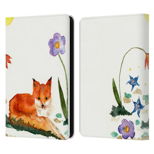 Wyanne Animals Little Fox In The Garden Leather Book Wallet Case Cover For Amazon Kindle 11th Gen 6in 2022