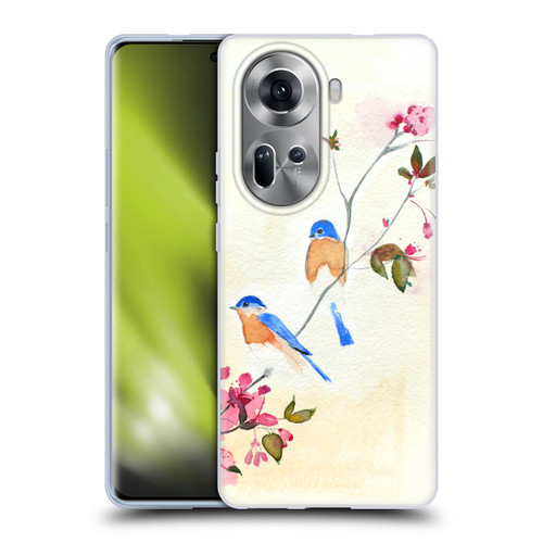 Mai Autumn Birds Blossoms Soft Gel Case for OPPO Reno11