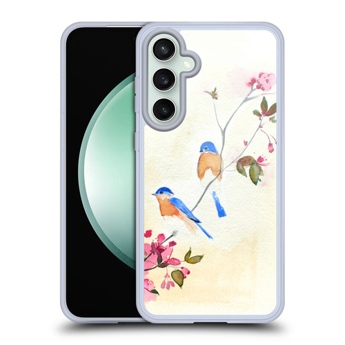 Mai Autumn Birds Blossoms Soft Gel Case for Samsung Galaxy S23 FE 5G