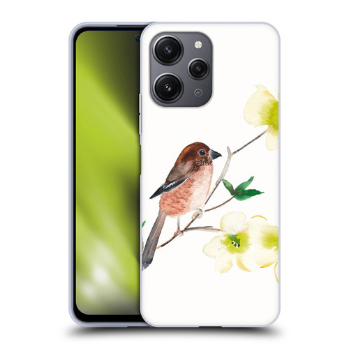 Mai Autumn Birds Dogwood Branch Soft Gel Case for Xiaomi Redmi 12